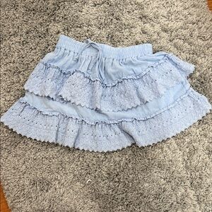 Ocean Drive Ruffle Mini Skirt